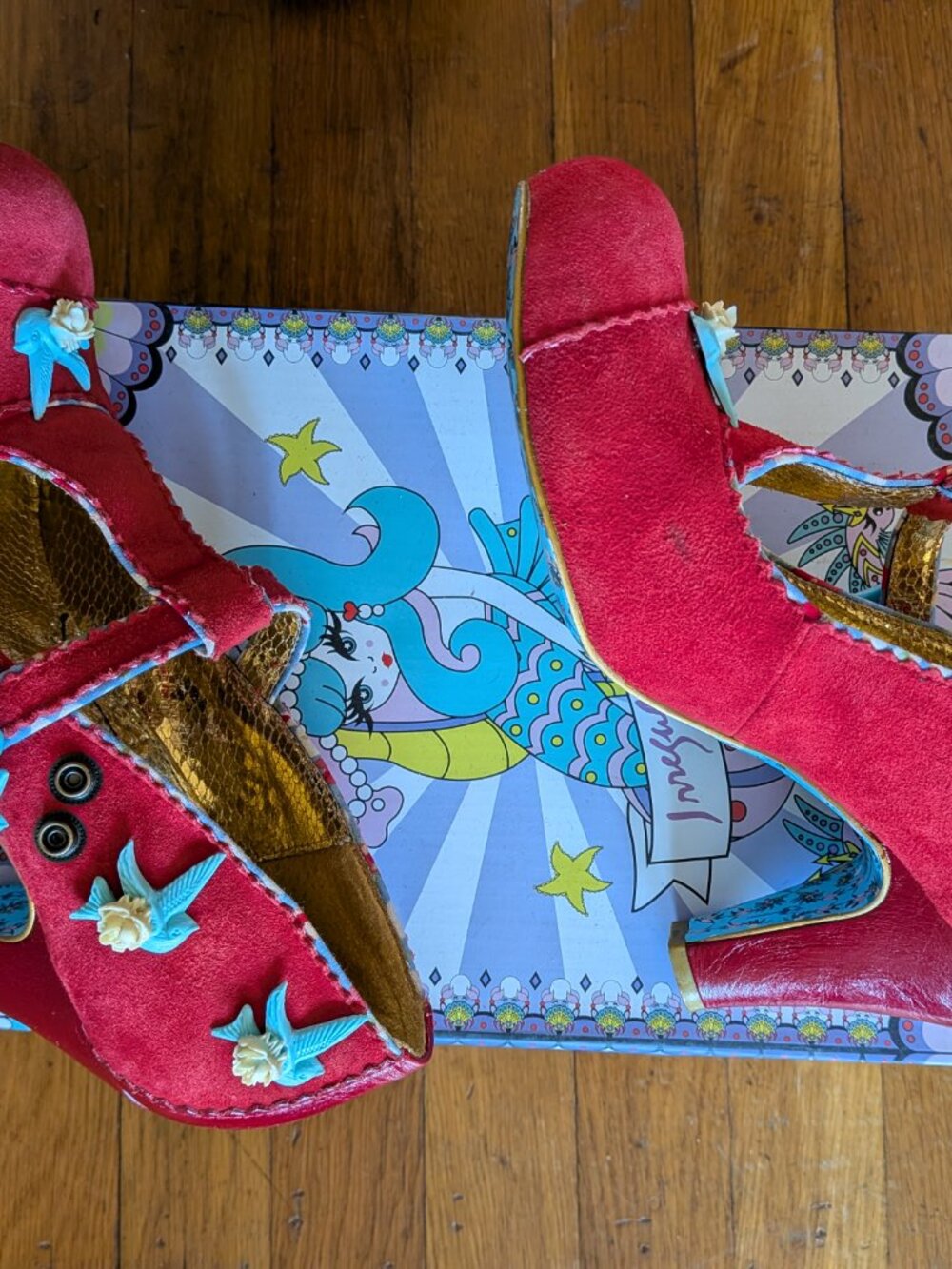 Irregular Choice Fresh Cut Grass Red Heels 2012 - Picture 3 of 11